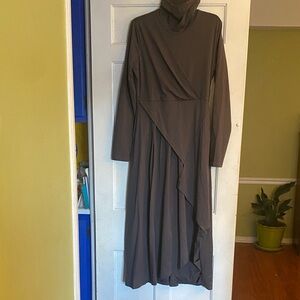 Elegant Gray Modesees Women's Maxi Dress. Size Large